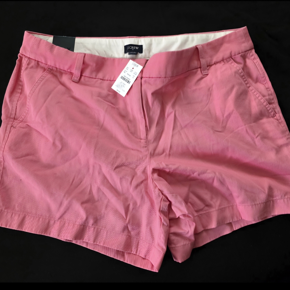 J. Crew Women's Vibrant Pink Bermudas
